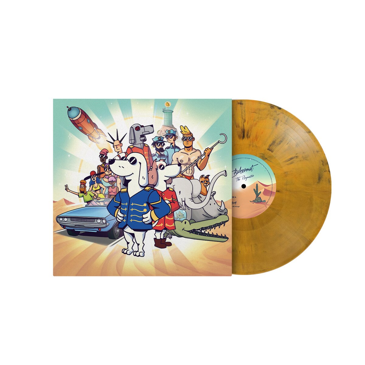 Bakermat - (PRESALE 7/10/26) Ringmaster (MOV 180G GATEFOLD YELLOW BLACK RED MARBLE VINYL) | Mint (M) Mint (M)-