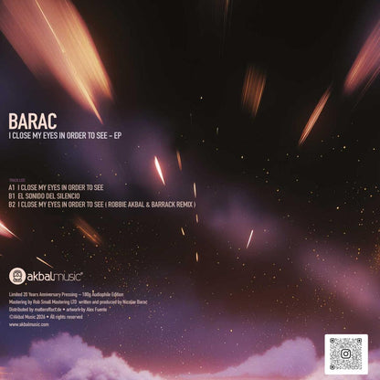 Barac - (PRESALE 08/28/26) i close my eyes in order to see (VINYL 12" akbal music AKBAL005 2026) | NEW-