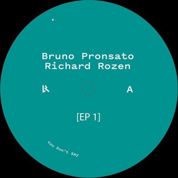 Bruno Pronsato, Richard Rozen - EP 1 (VINYL) | Mint (M) Mint (M)-