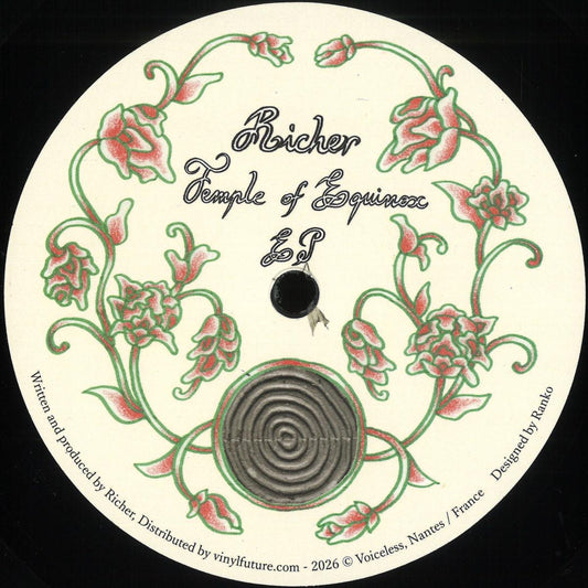 Richer - (PRESALE TBD) Temple Of Esquinox EP (VINYL 12" Voiceless VLS14) | NEW Mint (M) Mint (M)-