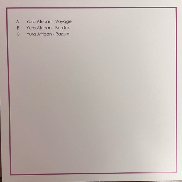 Yura African - Bardak EP (VINYL) |-