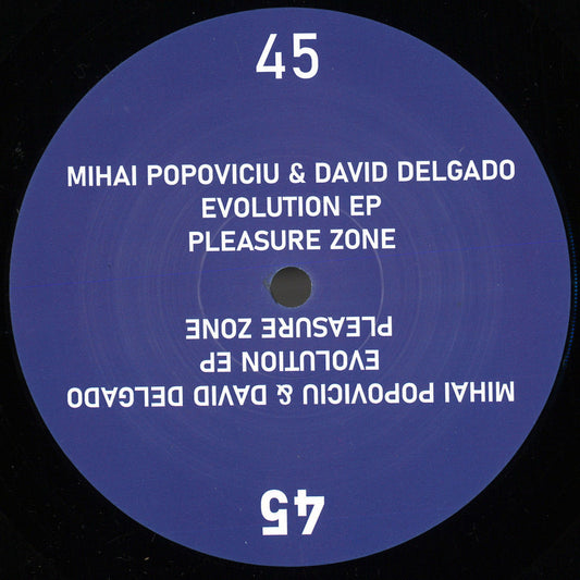 Mihai Popoviciu & David Delgado - Evolution (VINYL 12" Pleasure Zone PLZ045 2025) | NEW-