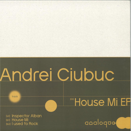 Andrei Ciubuc - House Mi (VINYL 12" analoque ANQE003 2026) | NEW-