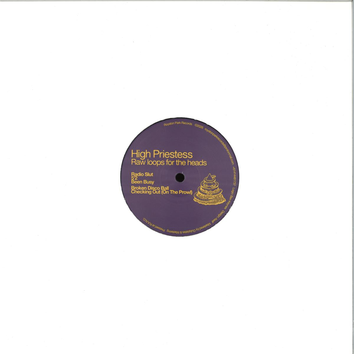 High Priestess - (PRESALE 08/07/26) Raw Loops for the Head (VINYL 12" Royston Park RPR001) | NEW Mint (M) Mint (M)-