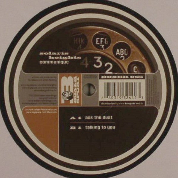 Solaris Heights - Communique (12" VINYL) | Mint (M) Mint (M)-