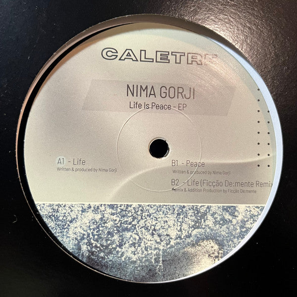 Nima Gorji - Life Is Peace EP (VINYL) |-