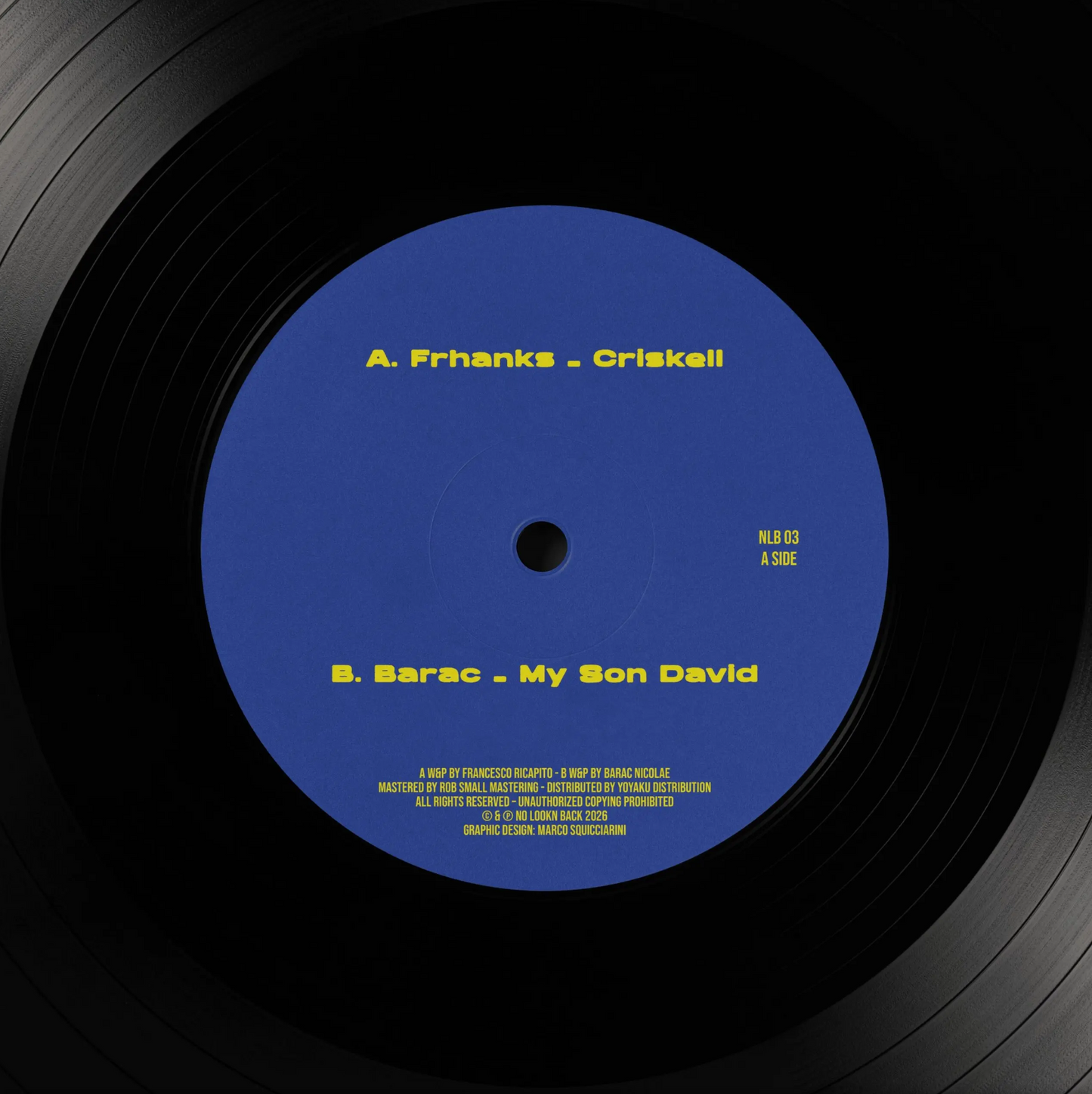 Barac, Frhanks - Criskell / My Son David (VINYL) | Mint (M) Mint (M)-