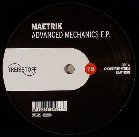 Maetrik - Advanced Mechanics E.P. | Near Mint (NM) Generic-