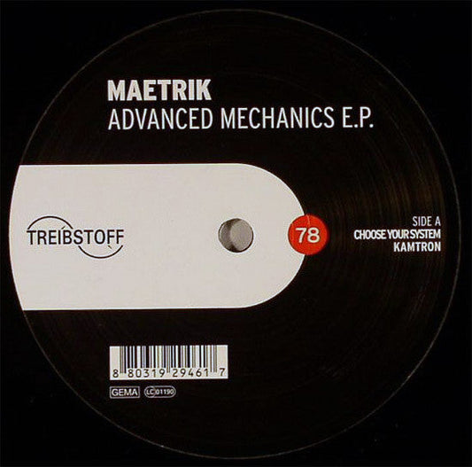 Maetrik - Advanced Mechanics E.P. | Near Mint (NM) Generic-