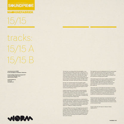 Machinefabriek - 15/15 | Near Mint (NM) Near Mint (NM)-