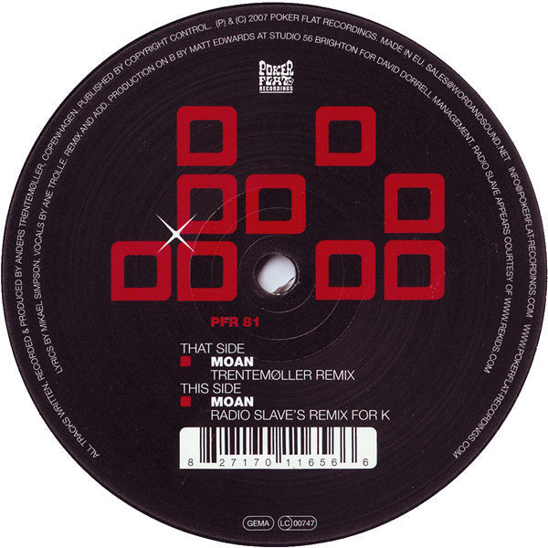 Trentemøller - Moan (VINYL) | Mint (M) Mint (M)-