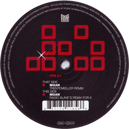 Trentemøller - Moan (VINYL) | Mint (M) Mint (M)-