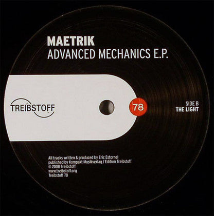 Maetrik - Advanced Mechanics E.P. | Near Mint (NM) Generic-