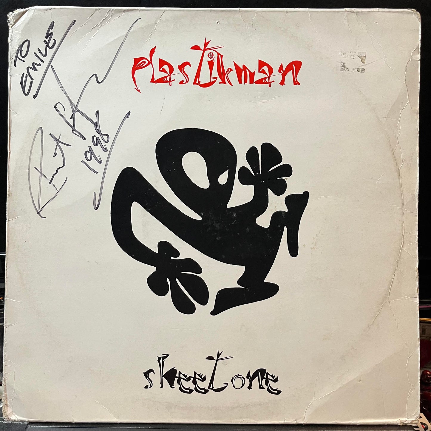 PLASTIKMAN (Richie Hawtin) - Sheet One *SIGNED SLEEVE / NO VINYL* | Very Good (VG)-
