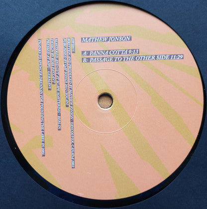 Mathew Jonson - Panna Cotta / Passage To The Other Side (VINYL) | Mint (M) Mint (M)-