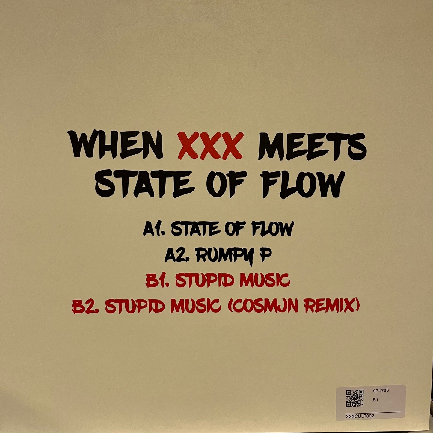 XXX Culture - When XXX Meets State Of Flow | Mint (M) Mint (M)-