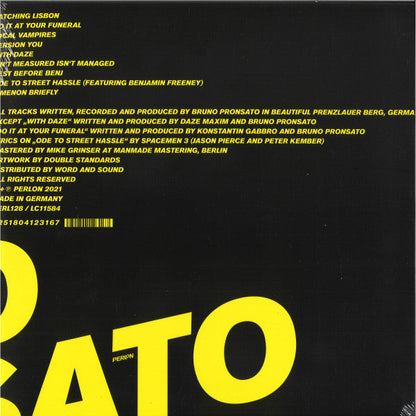 Bruno Pronsato - Do It At Your Funeral |-