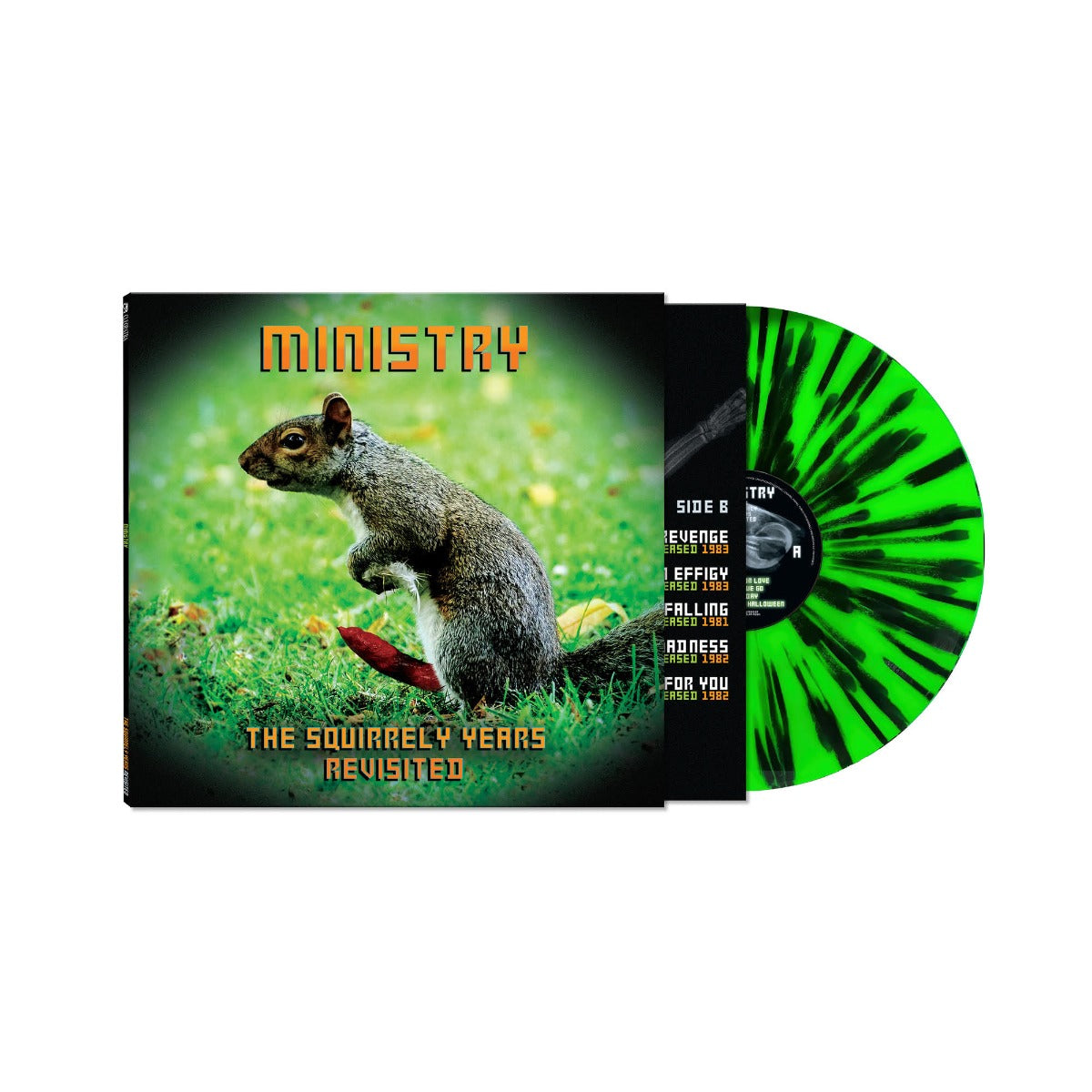 Ministry - The Squirrely Years Revisited (Green & Black Splatter VINYL) | Mint (M) Mint (M)-