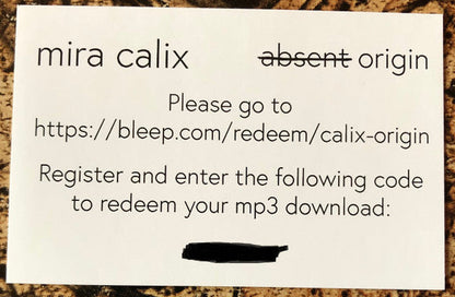 Mira Calix - Absent Origin | Mint (M) Mint (M)-