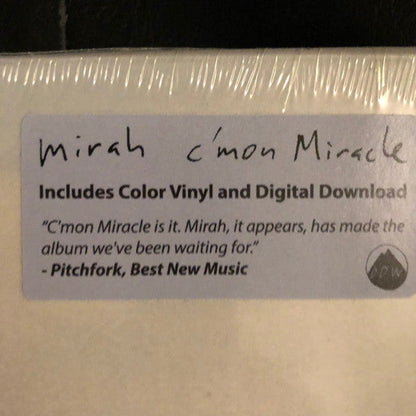 Mirah (3) - C'mon Miracle (Sea Blue Vinyl) | Mint (M) Mint (M)-
