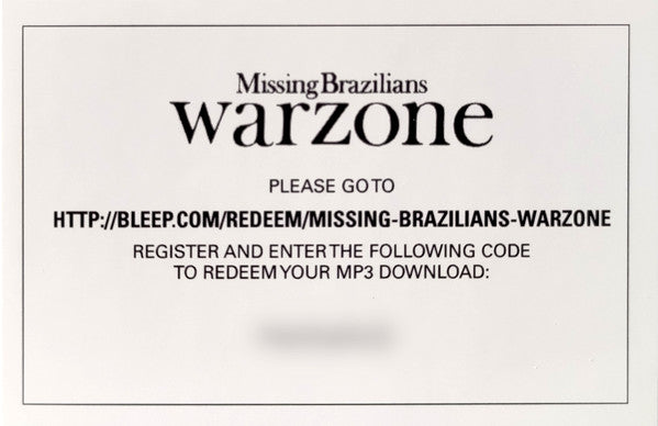 Missing Brazilians - Warzone | Mint (M) Mint (M)-