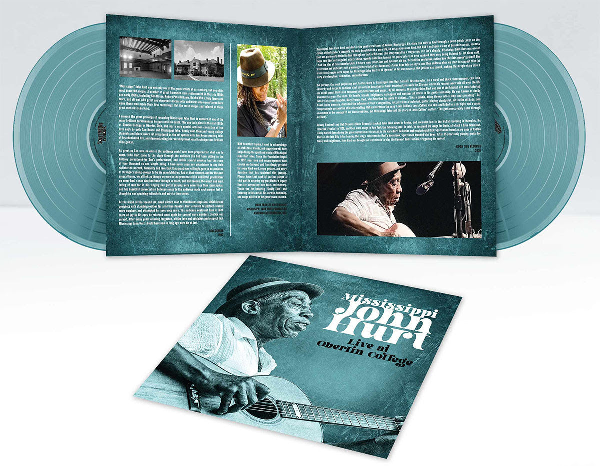 Mississippi John Hurt - Live At Oberlin College 1965 (Indie Exclusive) (Translucent Turquoise Vinyl) [2LP] |-
