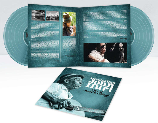 Mississippi John Hurt - Live At Oberlin College 1965 (Indie Exclusive) (Translucent Turquoise Vinyl) [2LP] |-