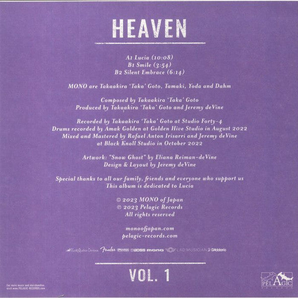 Mono (7) - Heaven Vol. 1 | Mint (M) Mint (M)-