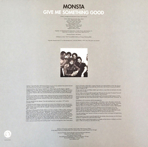 Monsta (11) - Give Me Something Good | Mint (M) Mint (M)-