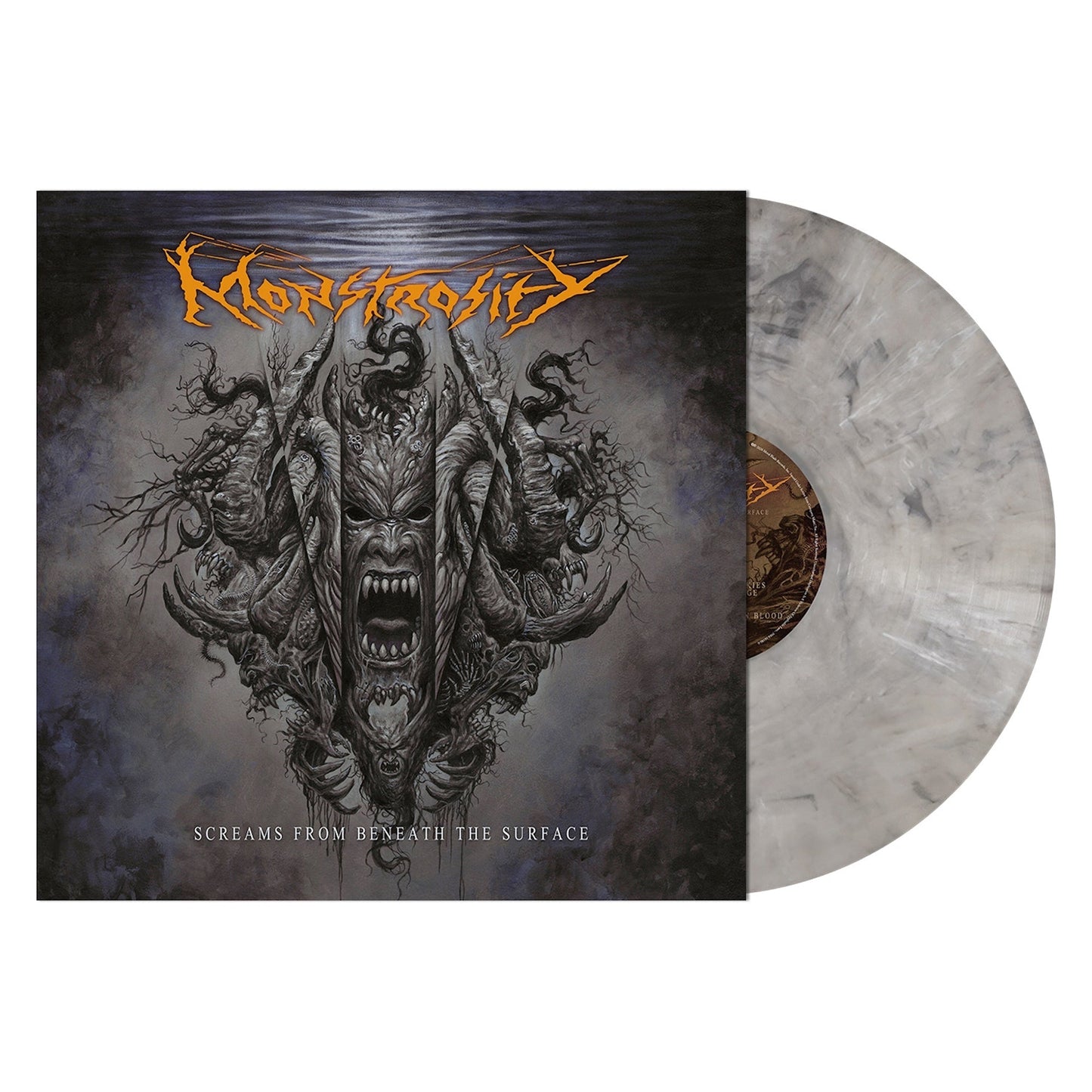 Monstrosity - Screams From Beneath The Surface [Gray Marbled Vinyl] |-