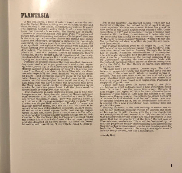 Mort Garson - Mother Earth's Plantasia | Mint (M) Mint (M)-