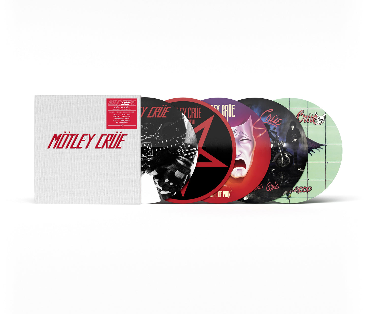 Motley Crue - (PRESALE 7/10/26) Crucial Crue (45th Anniversary) (DLX PICTURE 5x VINYL) | NEW-