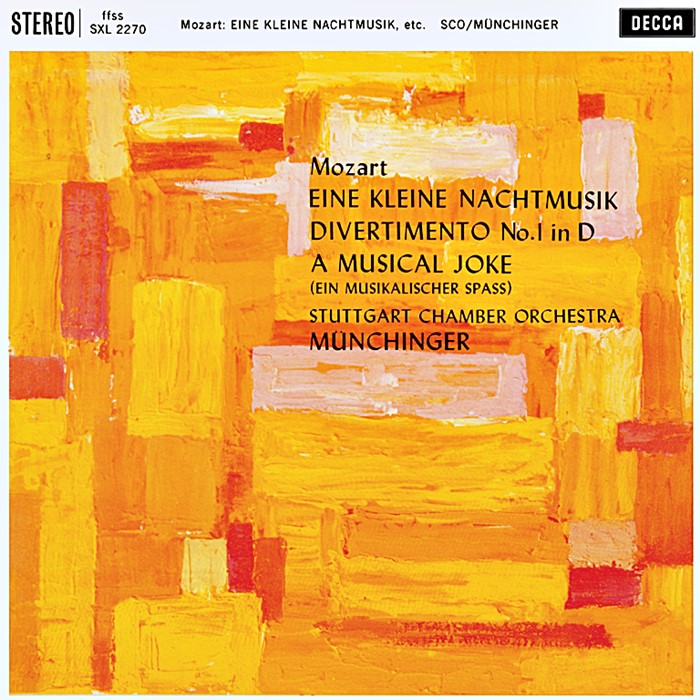 Mozart - Münchinger, Stuttgart Chamber Orchester - Eine Kleine Nachtmusik / Divertimento No. 1 In D (A Musical Joke) |-