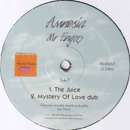 Mr. Fingers Amnesia Alleviated Records 3x12", Album, RE, RM Mint (M) Very Good Plus (VG+)-