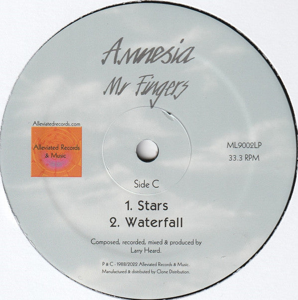 Mr. Fingers Amnesia Alleviated Records 3x12", Album, RE, RM Mint (M) Very Good Plus (VG+)-