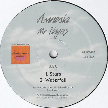 Mr. Fingers Amnesia Alleviated Records 3x12", Album, RE, RM Mint (M) Very Good Plus (VG+)-