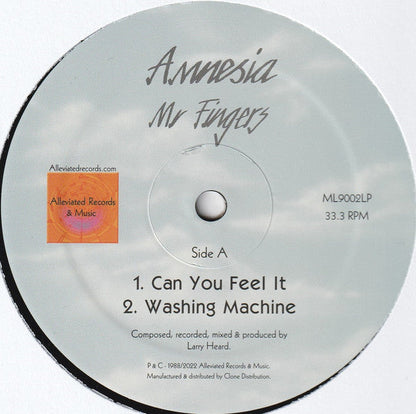 Mr. Fingers Amnesia Alleviated Records 3x12", Album, RE, RM Mint (M) Very Good Plus (VG+)-