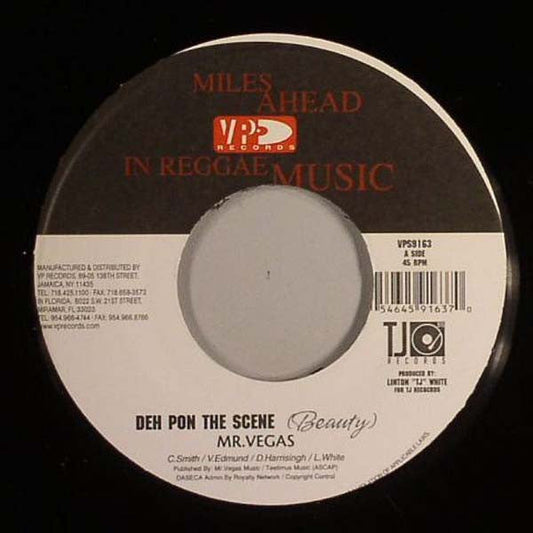 Mr. Vegas / Black Ryno - Deh Pon The Scene / Shot A Buss | Mint (M) Generic-