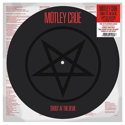 Mötley Crüe - Shout At The Devil (Ltd Picture Disc) | Mint (M) Mint (M)-