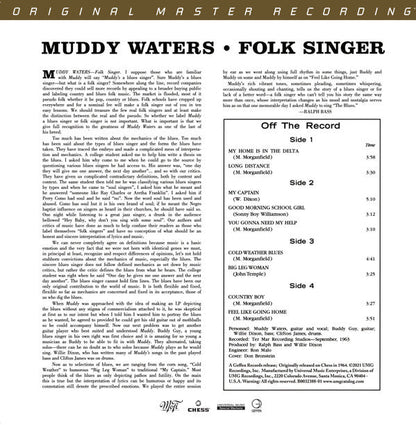 Muddy Waters - Folk Singer | Mint (M) Mint (M)-