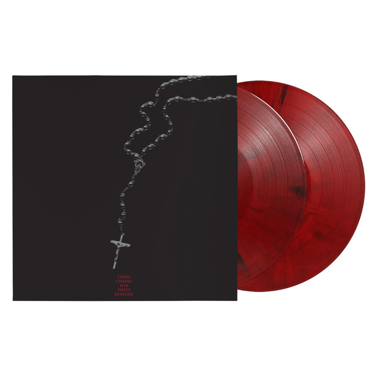 My Chemical Romance - Three Cheers For Sweet Revenge (Deluxe Red/Black Marble VINYL) | Mint (M) Mint (M)-
