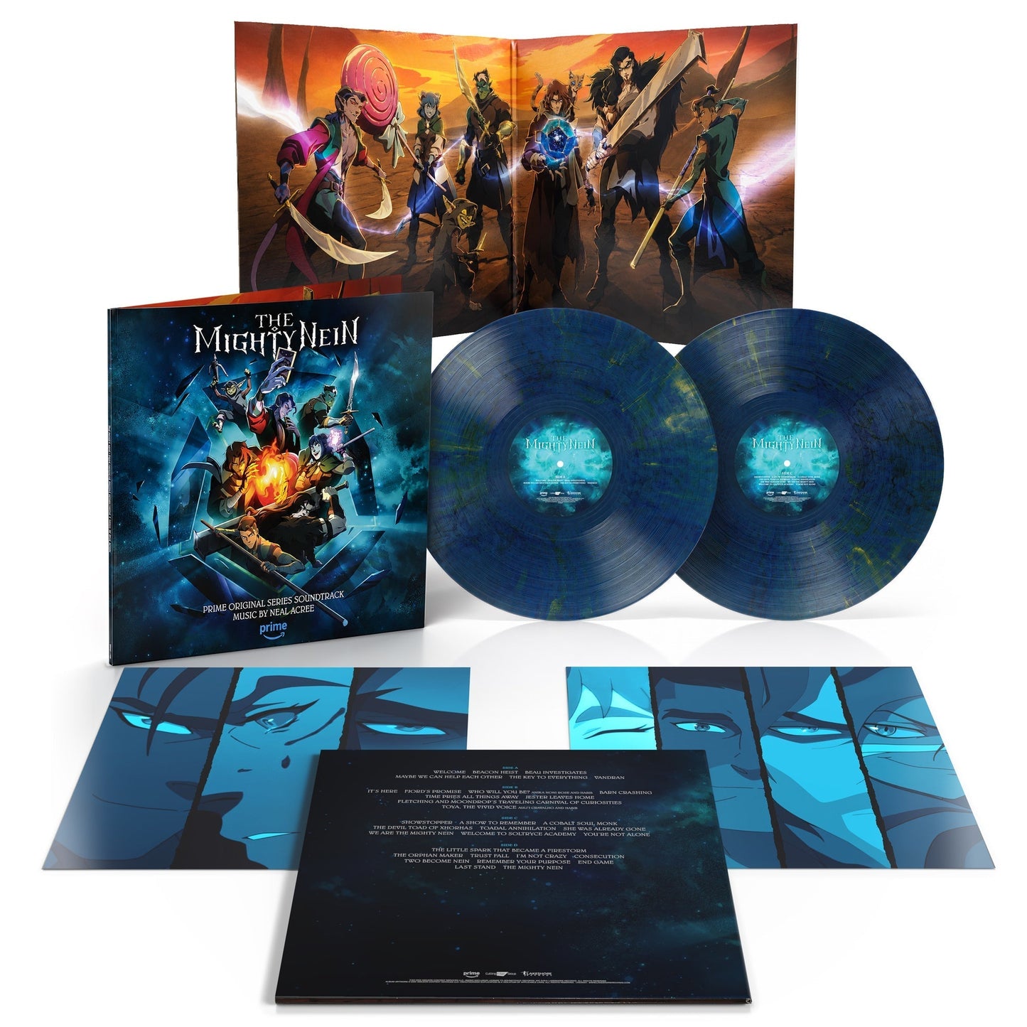 Neal Acree - The Mighty Nein (Prime Original Series Soundtrack) [Gold & Cobalt Vinyl] [2LP] |-