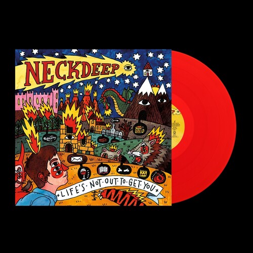 Neck Deep - Life's Not Out to Get You [Explicit Content] (Colored Vinyl, Blood Red) | Mint (M) Mint (M)-