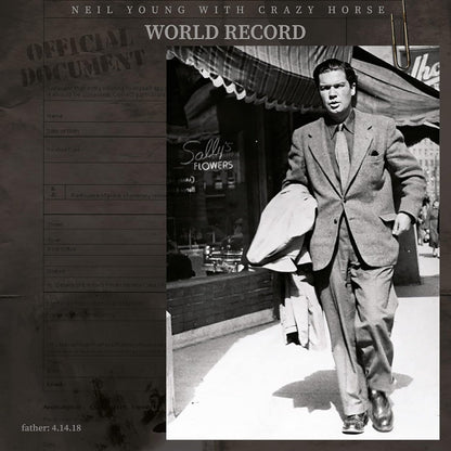 Neil Young & Crazy Horse - World Record (Indie Exclusive, Clear Vinyl) (2 Lp's) | Mint (M) Mint (M)-