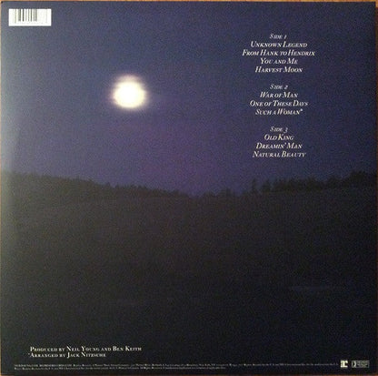 Neil Young Harvest Moon Reprise Records LP + LP, S/Sided, Etch + Album, RSD, RE Mint (M) Mint (M)-