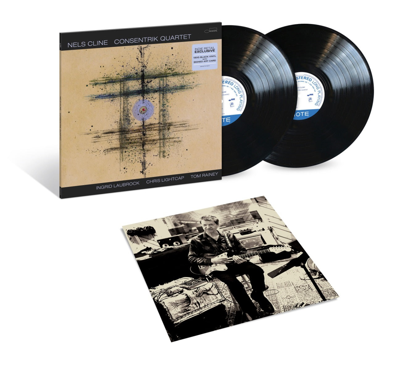 Nels Cline - Consentrik Quartet (LTD IEX 180g, Autographed / Star Signed) (2xVINYL) | Mint (M) Mint (M)-