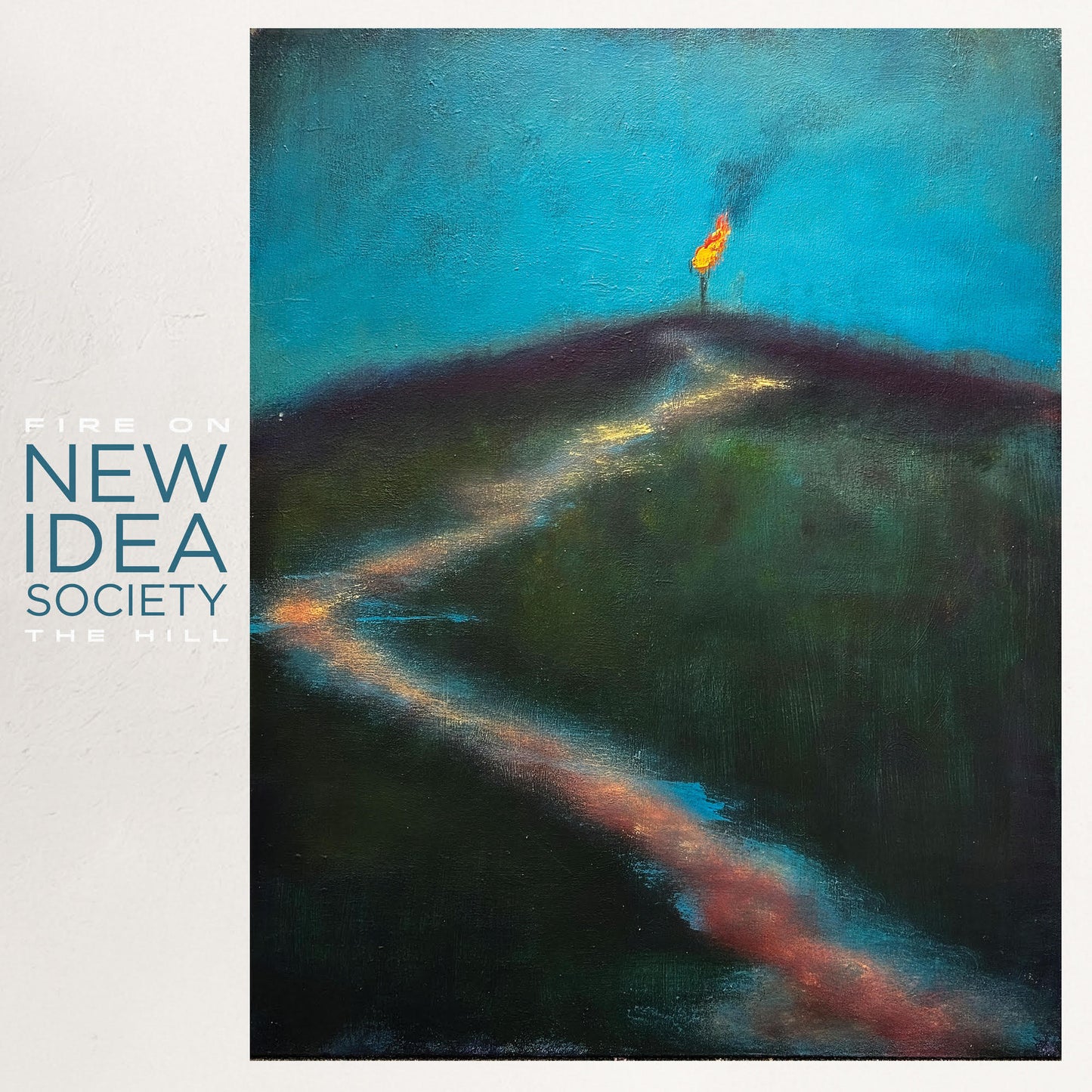 New Idea Society - Fire On The Hill (WHITE w/ RAINBOW SPLATTER VINYL) | Mint (M) Mint (M)-