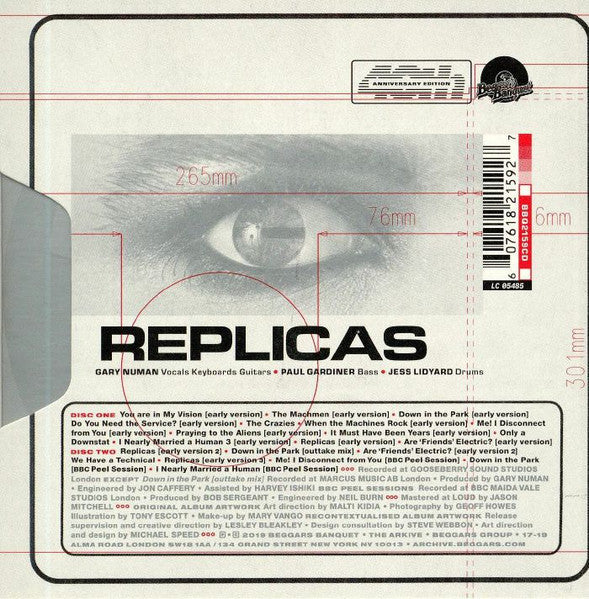 Replicas (The First Recordings)(CD) | Mint (M) Mint (M)-