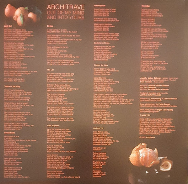 Out Of My Mind And Into Yours (VINYL) |-