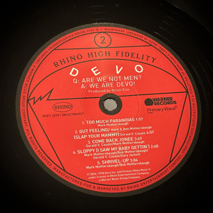 Devo - Are We Not Men? A: We Are Devo! (Hi-Fidelity VINYL) |-